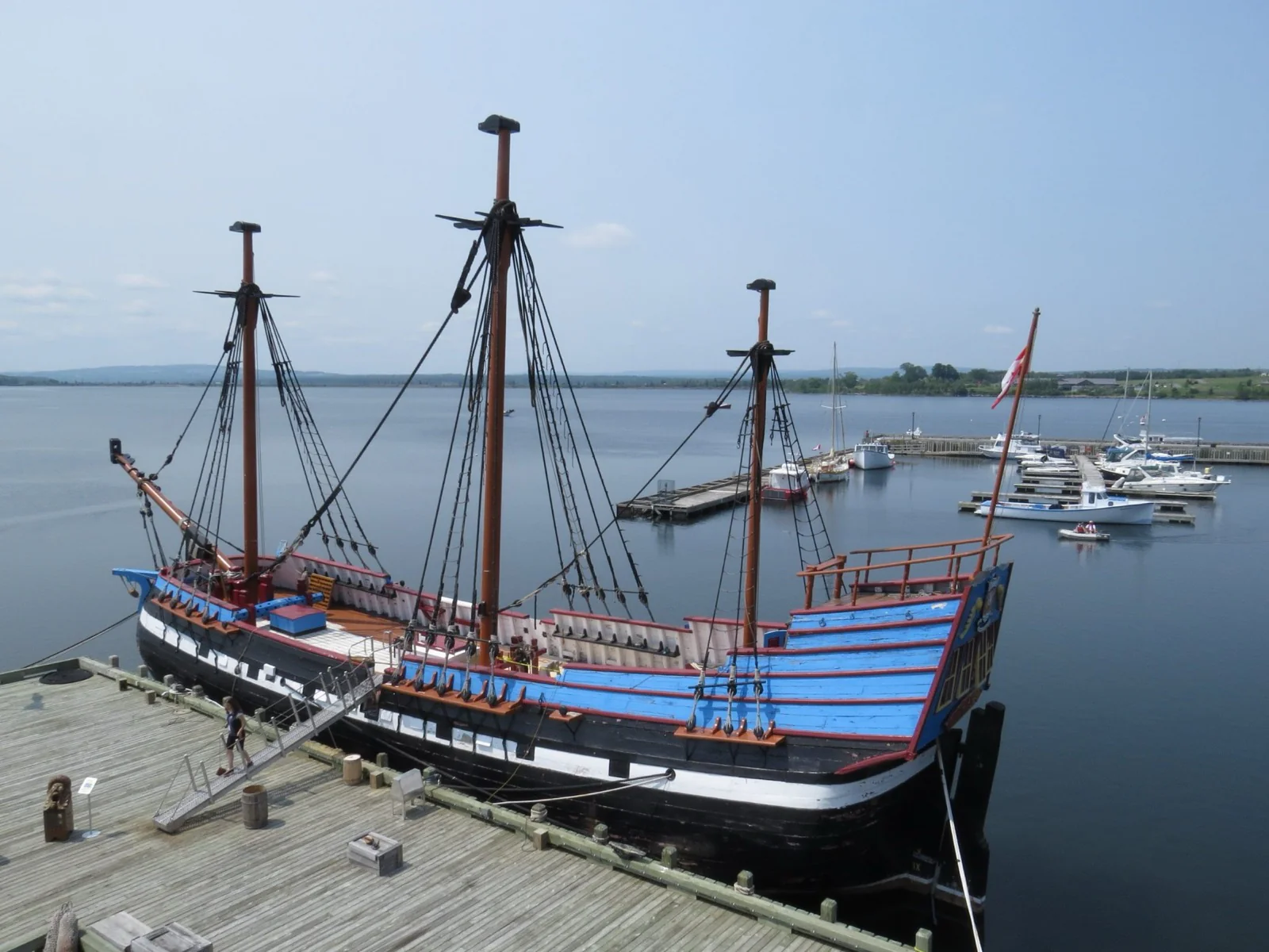 Ship Hector replica at the Pictou waterfront