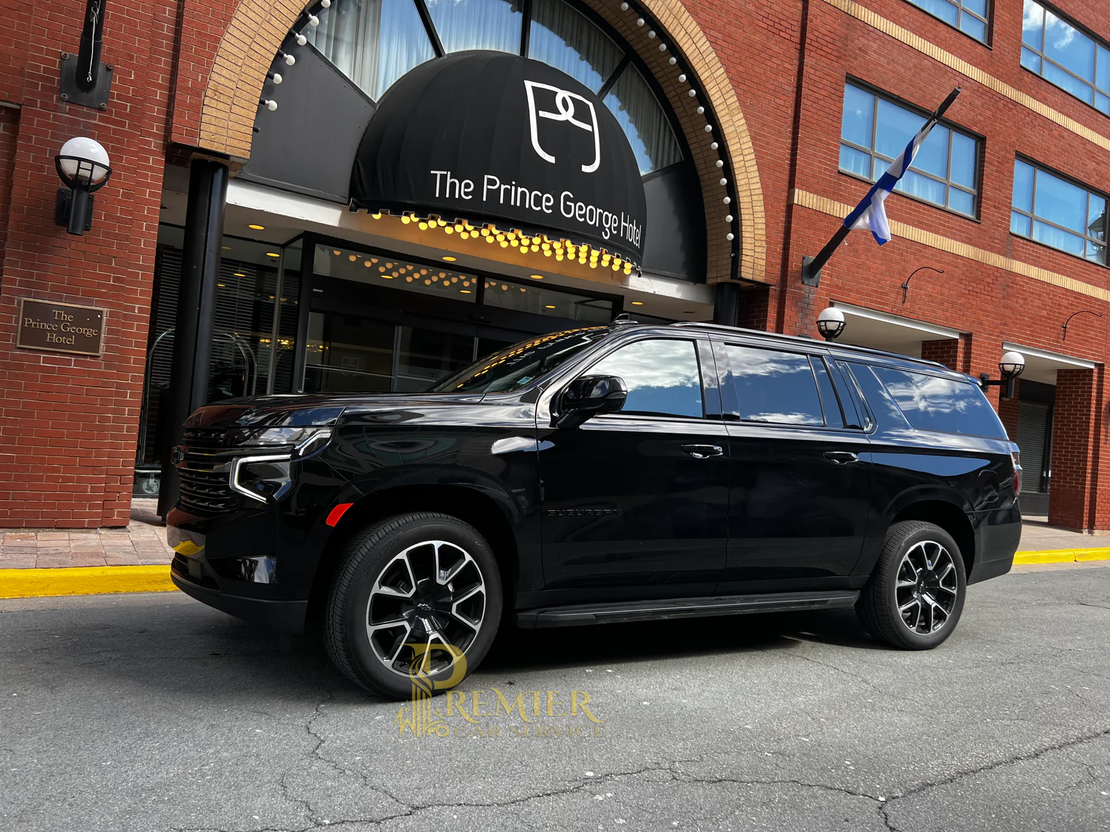 Executive SUV transfer to The Prince George Hotel